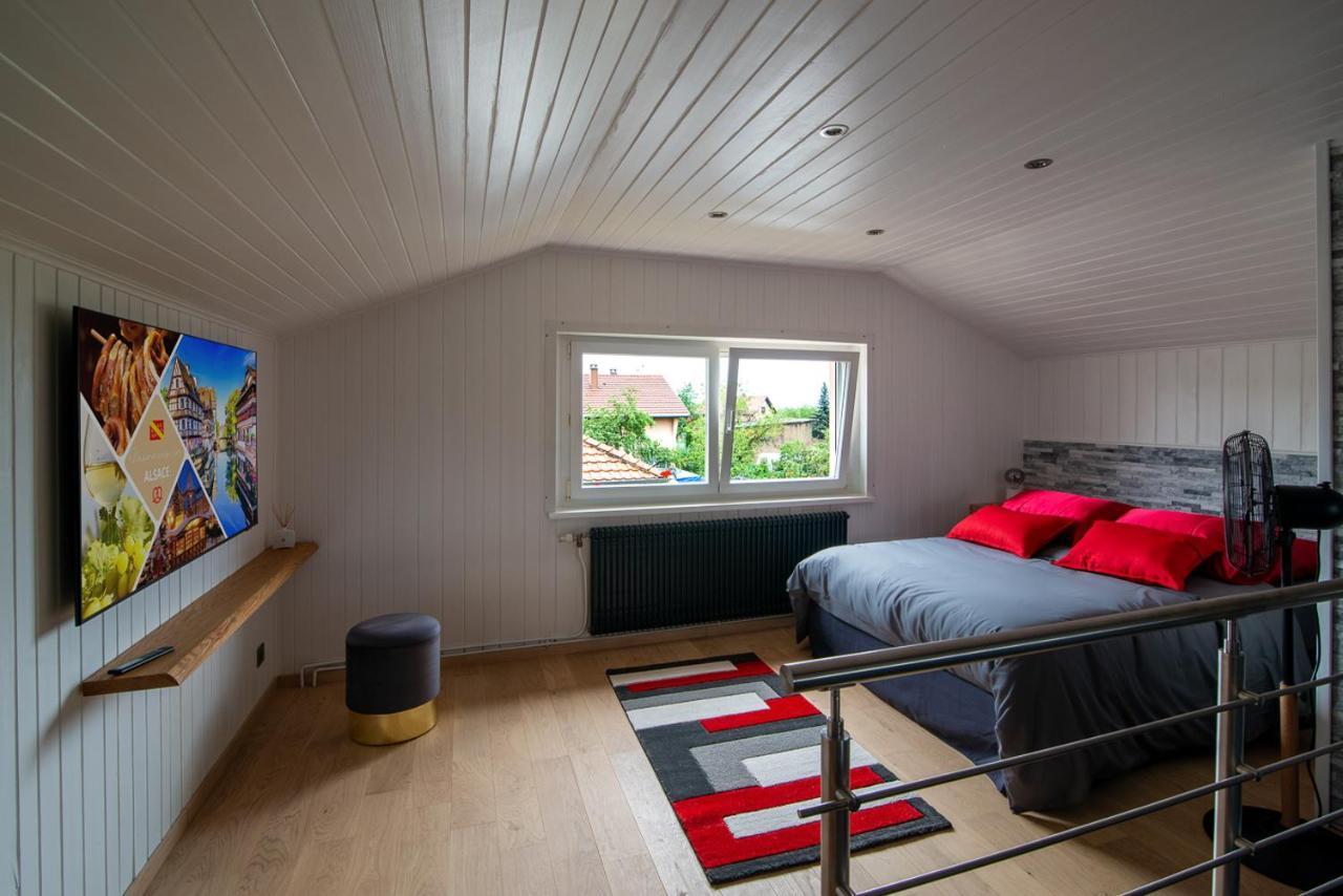 Gite Au Coeur De L'Alsace Maison Gatsby Staffelfelden Exteriör bild
