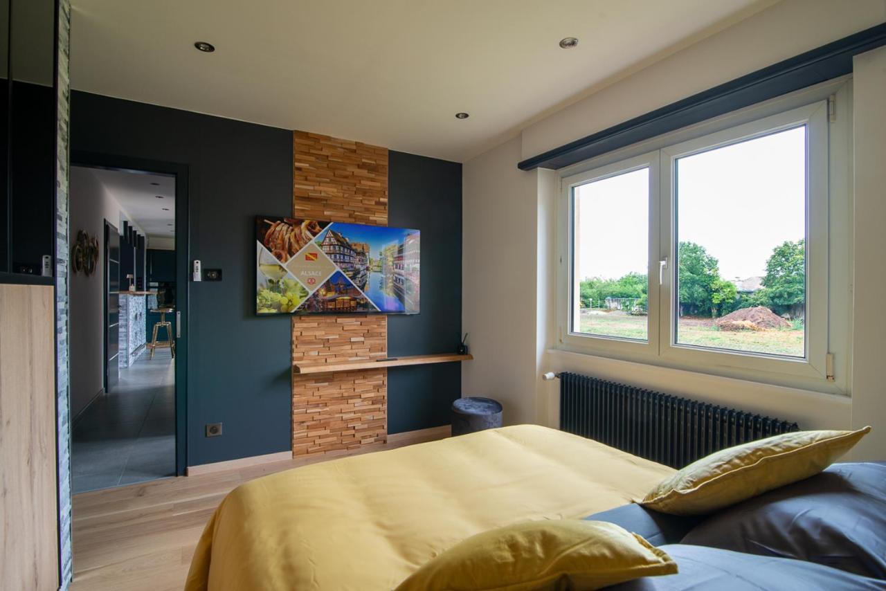 Gite Au Coeur De L'Alsace Maison Gatsby Staffelfelden Exteriör bild